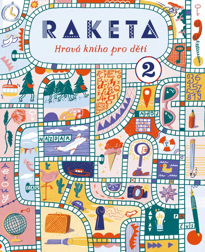 Raketa - Hravá kniha pro děti 2 : Cahier d'Activités Ludique pour Enfant
