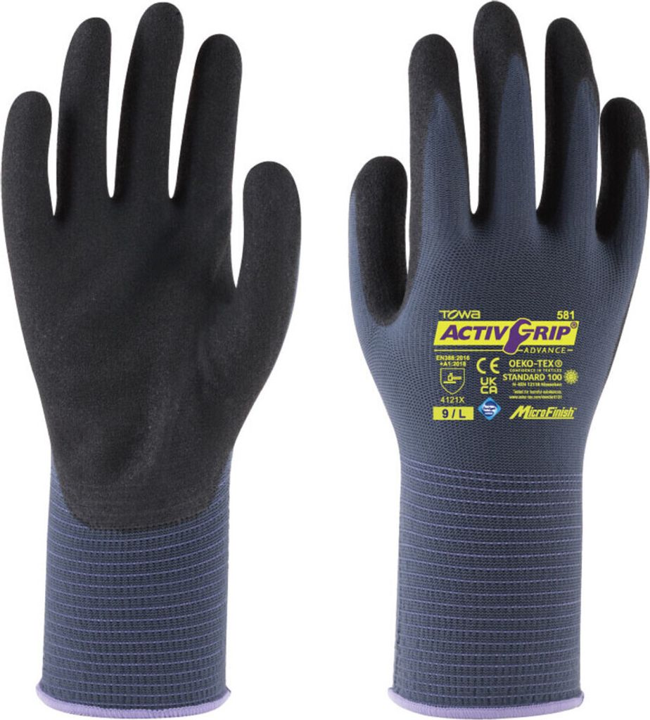 Towa ActivGrip™ Advance 581 Nylon-Feinstrickhandschuhe - Produktbild 