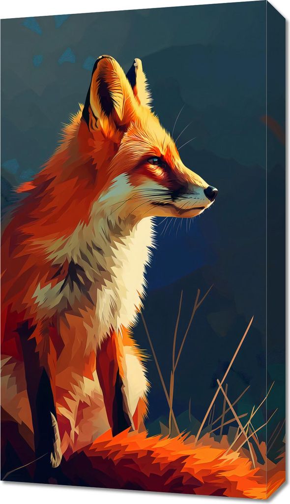 Bild 40x70cm Blick der Füchsin