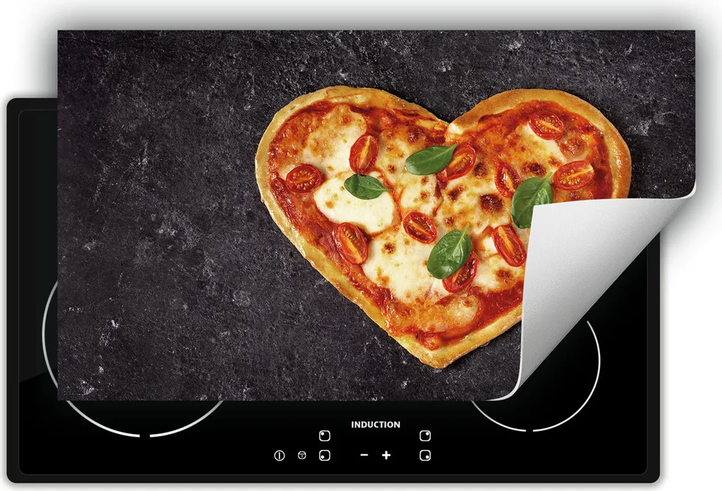 DarHaus Piastra Copertura Fornelli 90x52 Ardesia Pizza - Protezione Top