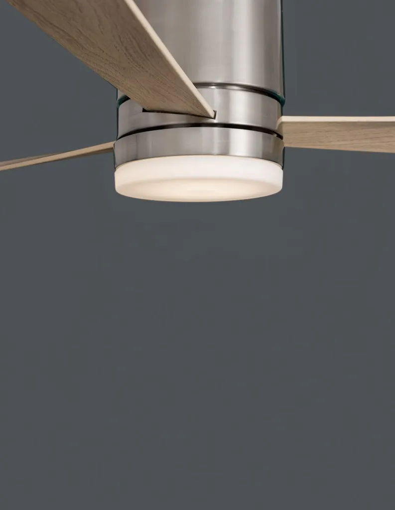 Ventilateur de plafond moderne avec lampe LED et télécommande Nova Luce - 4