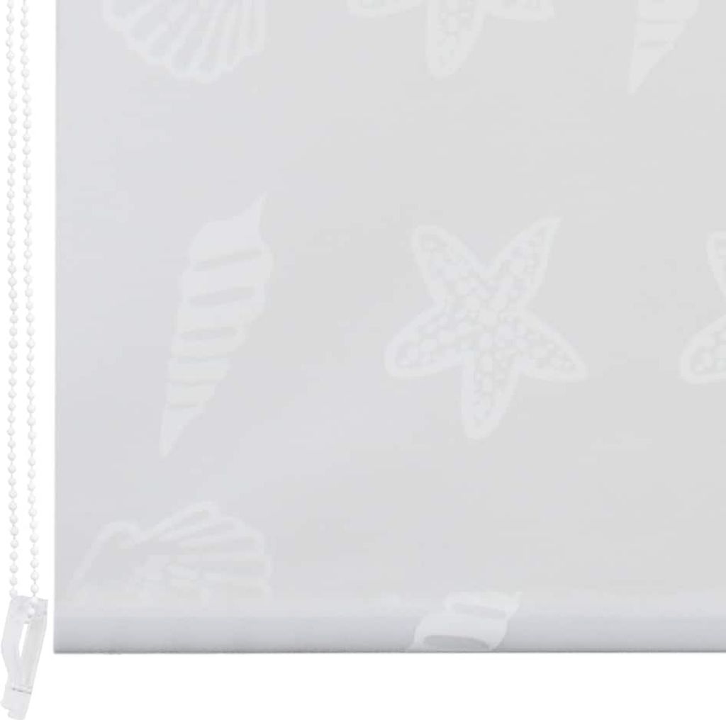 vidaXL Duschrollo 120x240 cm Seesternmuster Produktbild 4