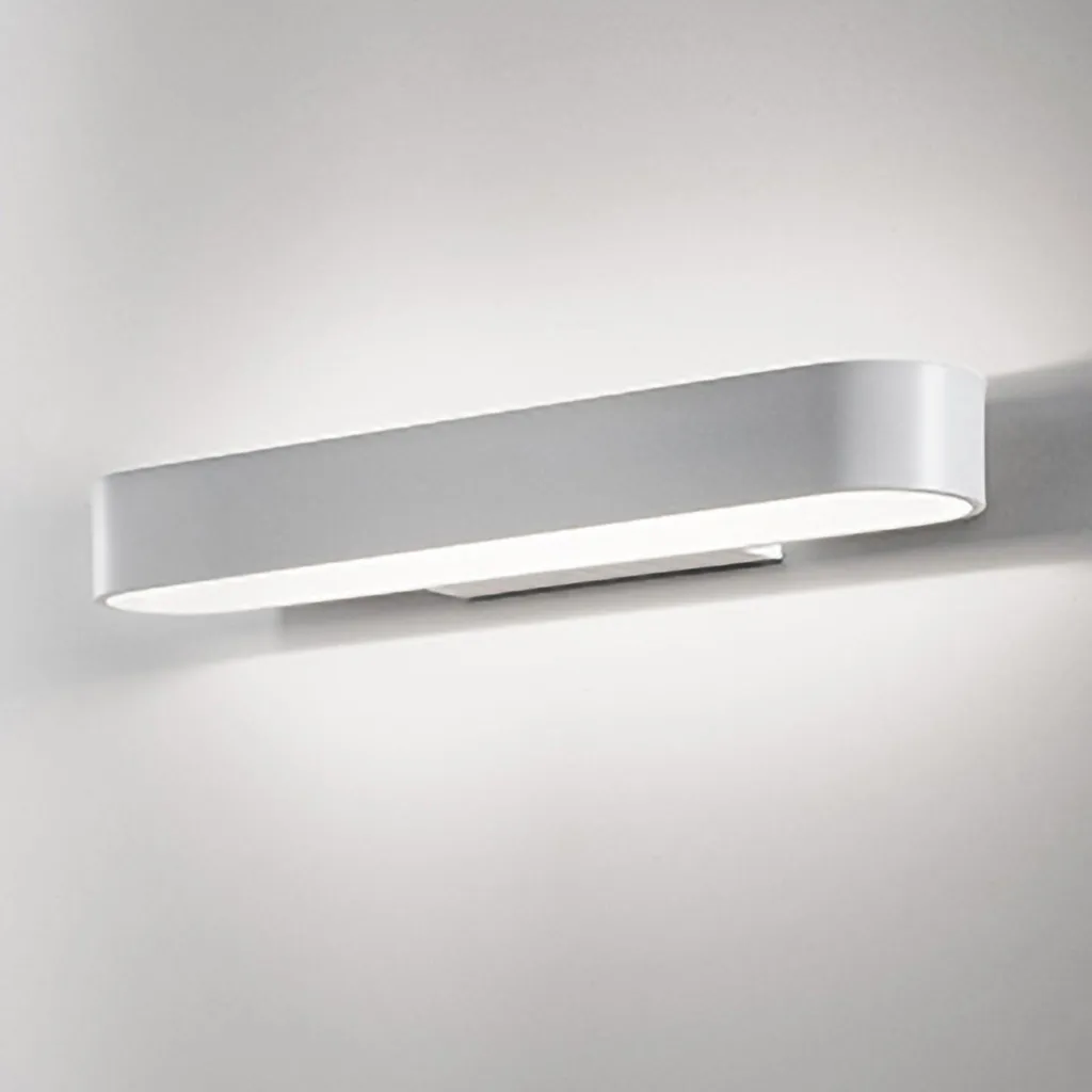 Applique murale design moderne LED Cip en blanc mat pour le salon