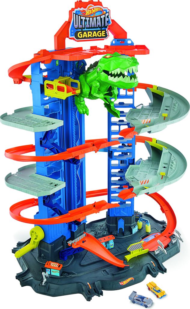 Hot Wheels City Garáž s T-Rexem Obrázok produktu 1
