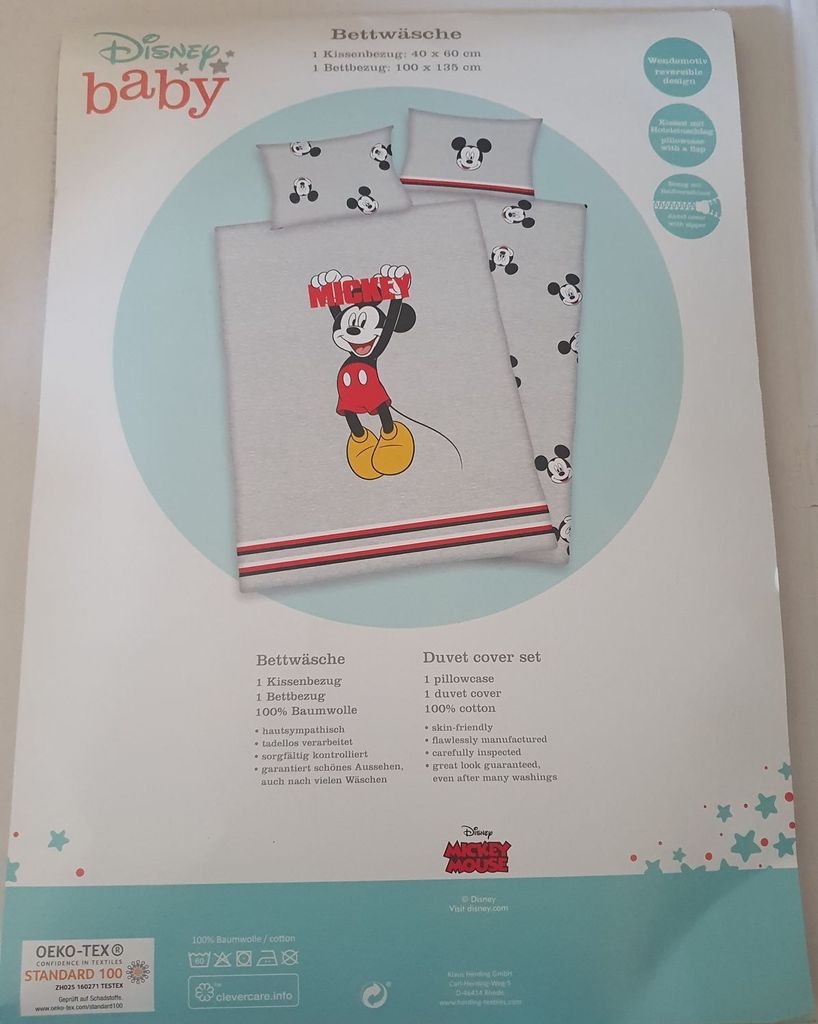 Herding Kinder Renforce Baby Bettwäsche 2 tlg. 100x135cm Produktbild 