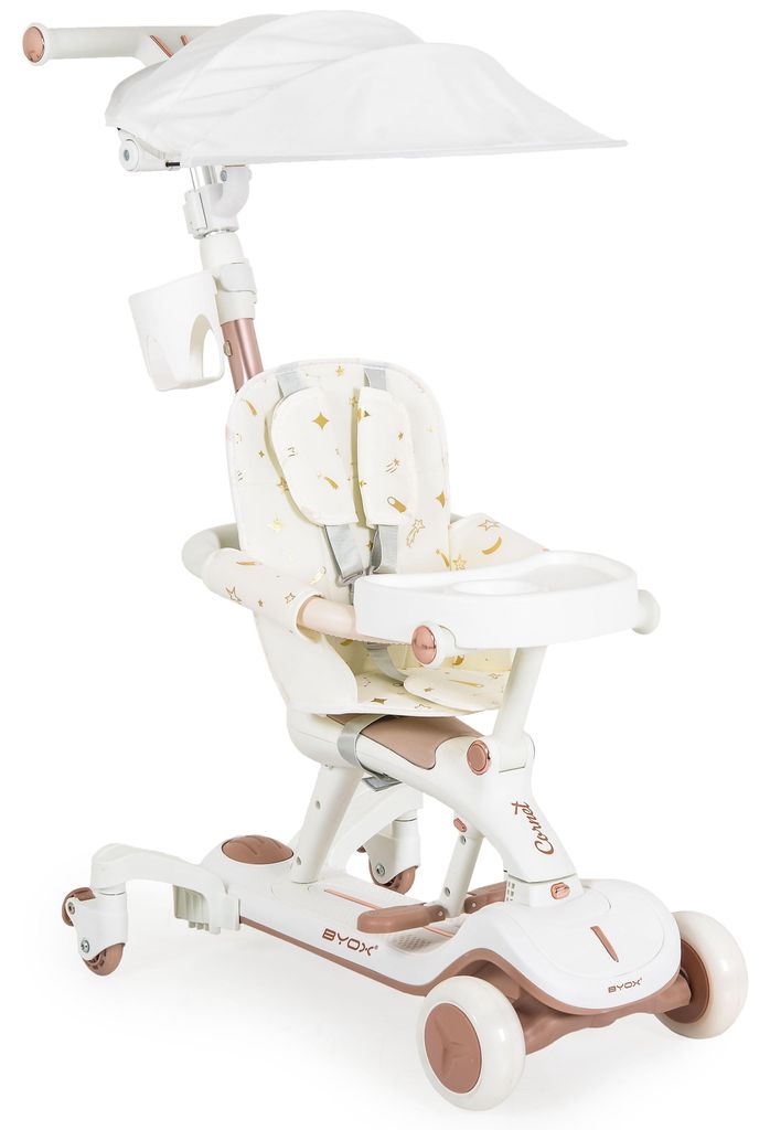 Trottinette 6 en 1 Byox - Cornet, blanche Image du produit 
