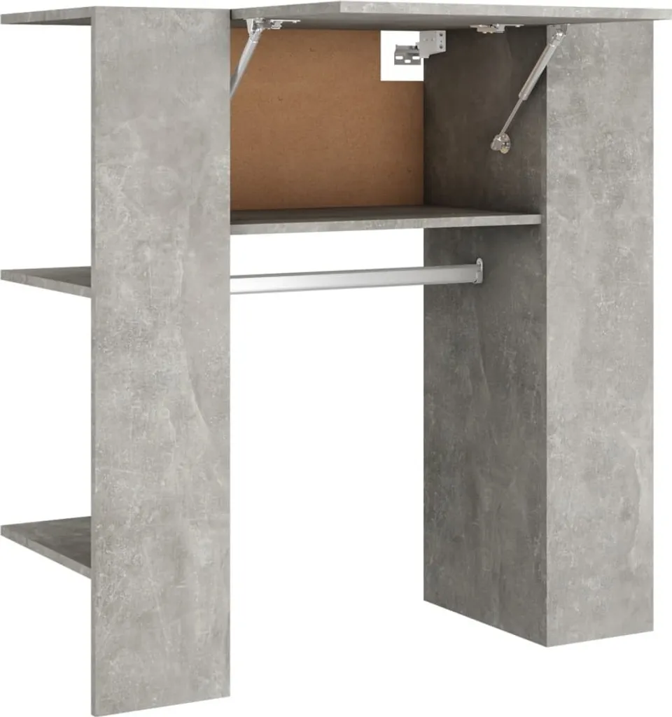 SYFAX™ Scaffale Ingresso Grigio Cemento: Eleganza Moderna in Multistrato