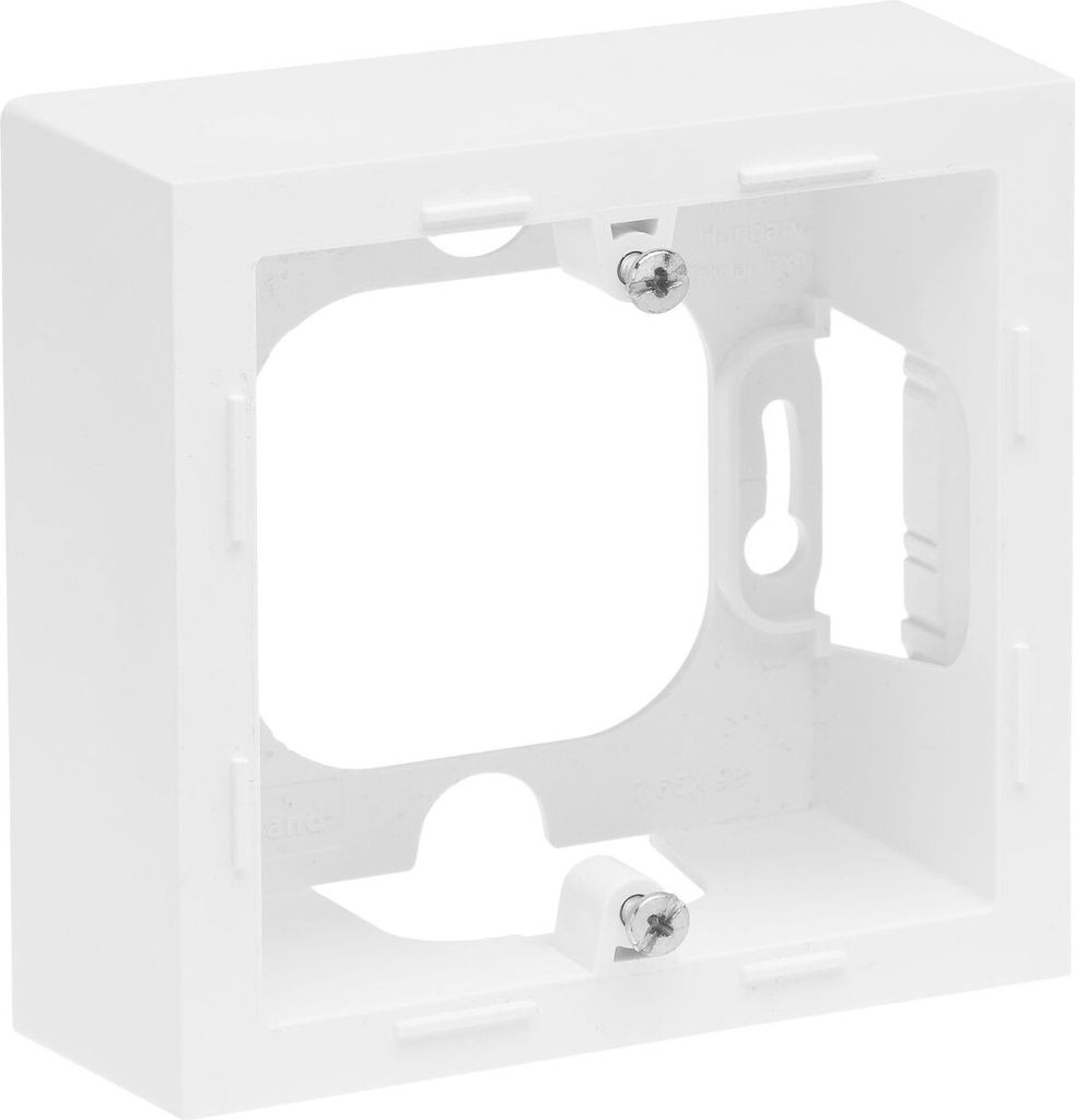 Legrand 765198 SEANO APgehäuse 1-fach in der Farbausführung Ultraweiß