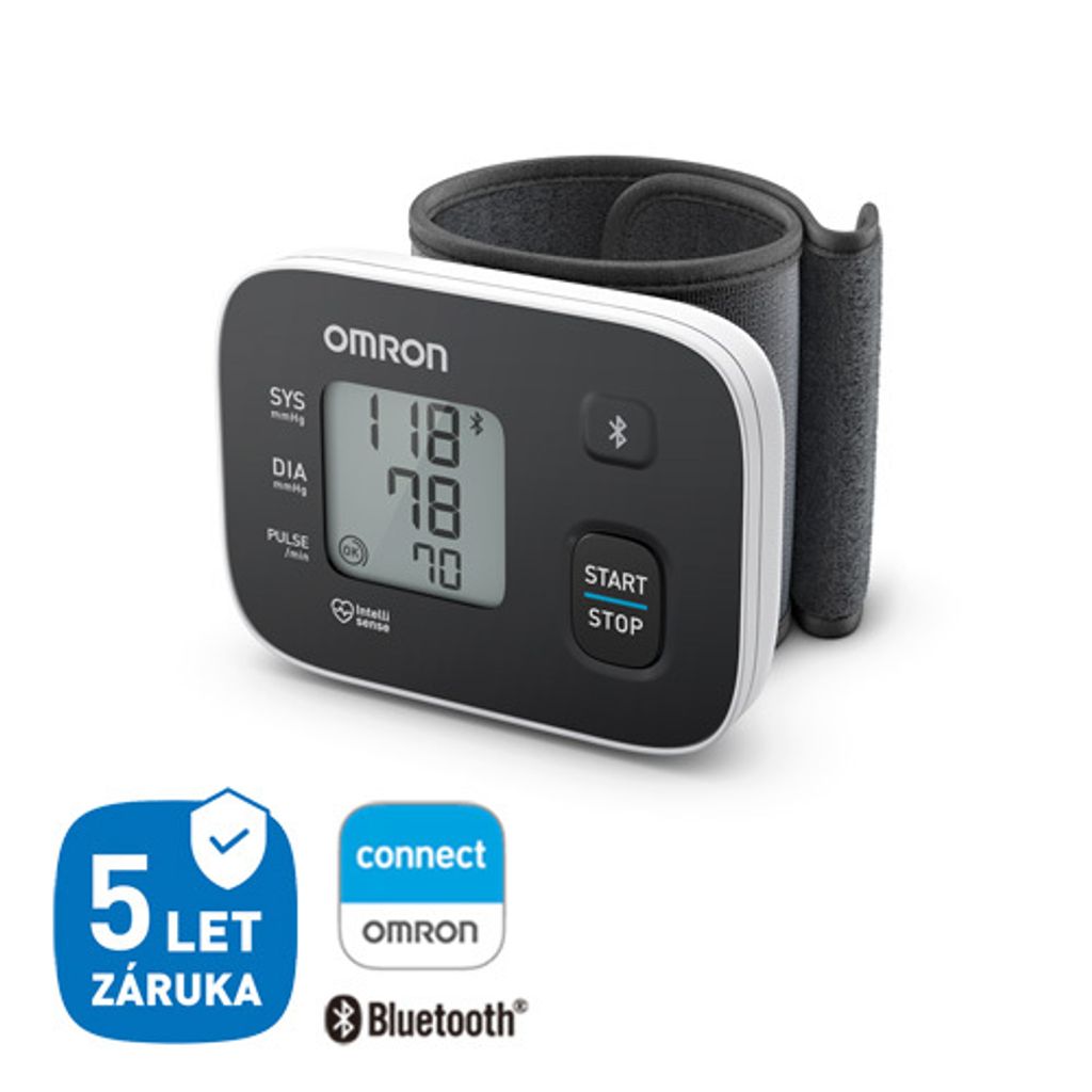 OMRON RS3 Intelli IT/ HEM-6161T-E Zápěsťový tlakoměr Obrázek produktu 