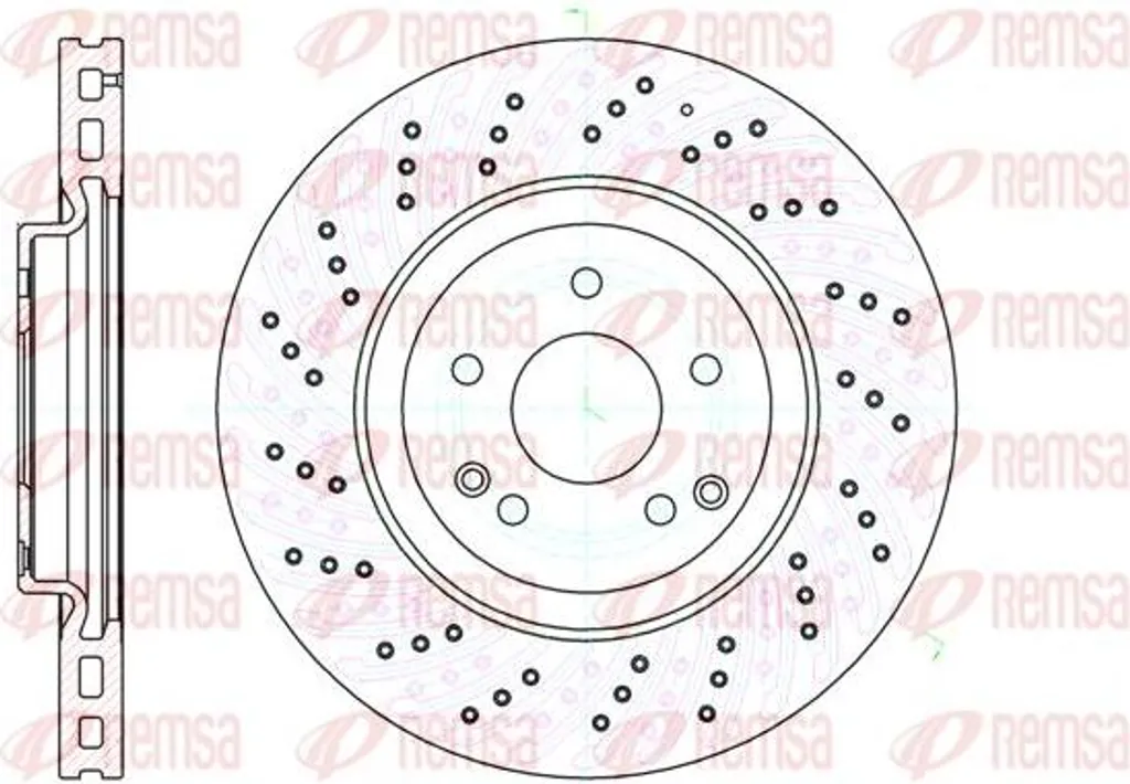 Disque de frein en fonte haute performance pour Classe C et CLK