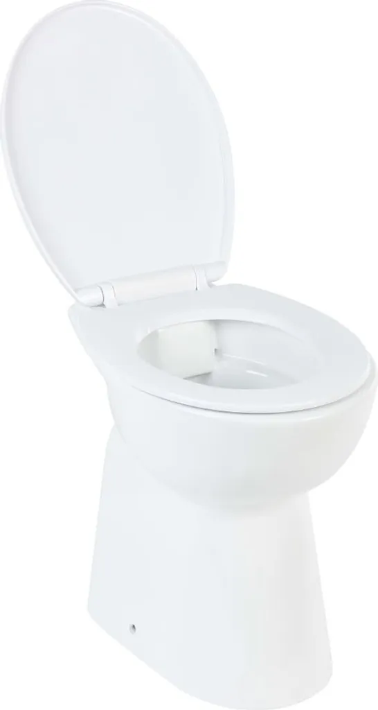 WC surélevé +7cm sans rebord en céramique avec abattant Soft-Close robuste