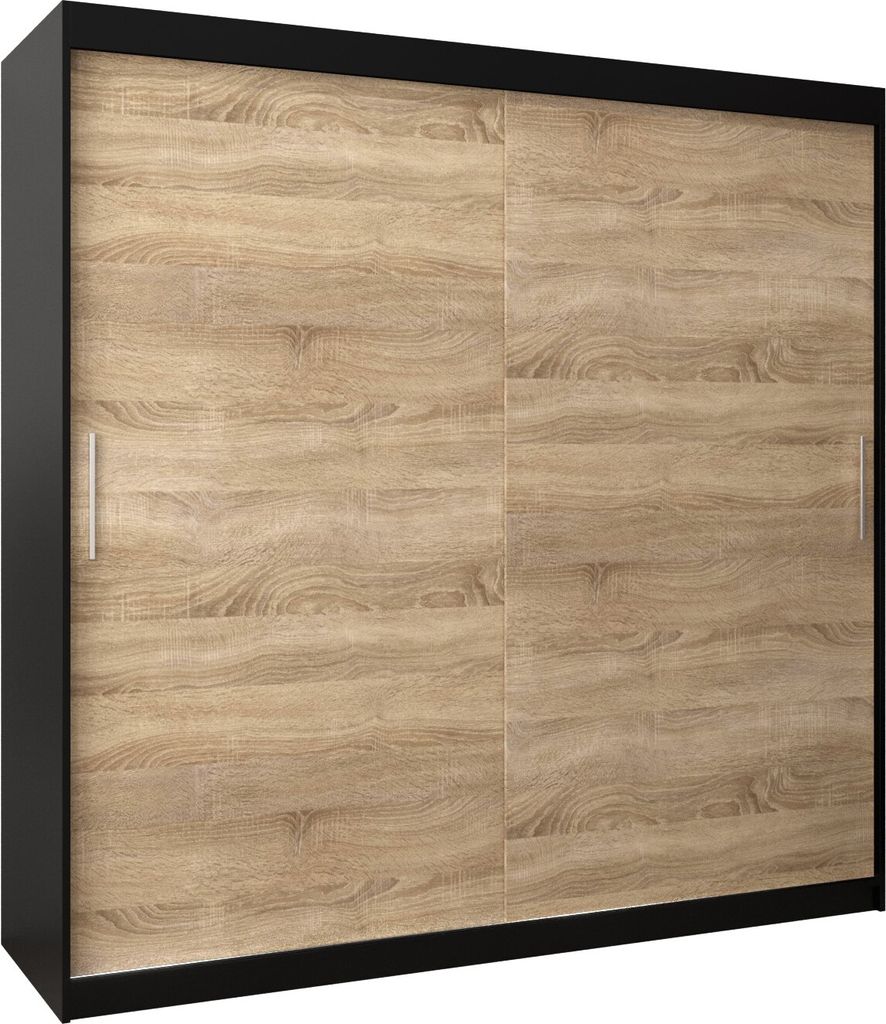 Kleiderschrank, Schiebetürenschrank Schlafzimmer, Schrank TOKYO 200 cm