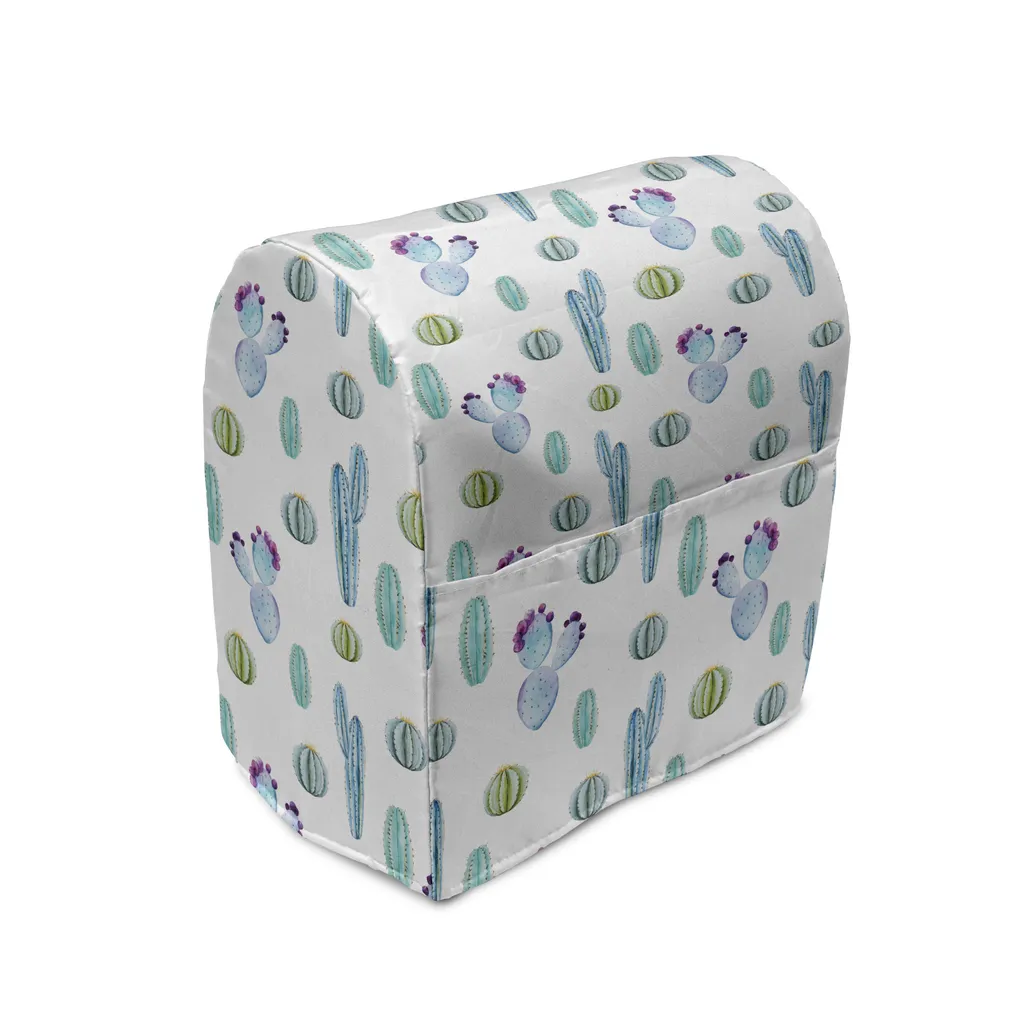 Housse pour Mixeur ABAKUHAUS Cactus Bleu - Protection Cuisine 36x39x24 cm