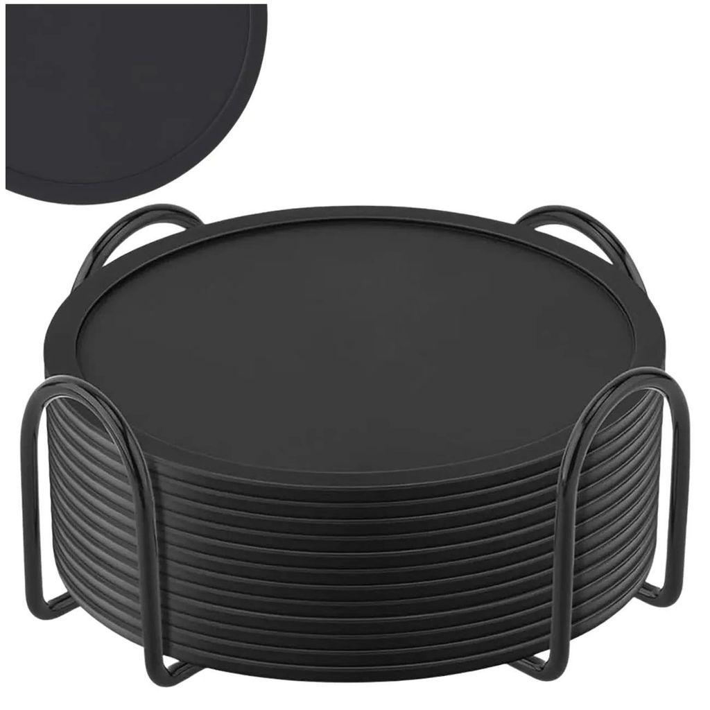 Okrągłe podkładki pod filiżanki, zestaw 12 sztuk ze Zdjęcie produktu 