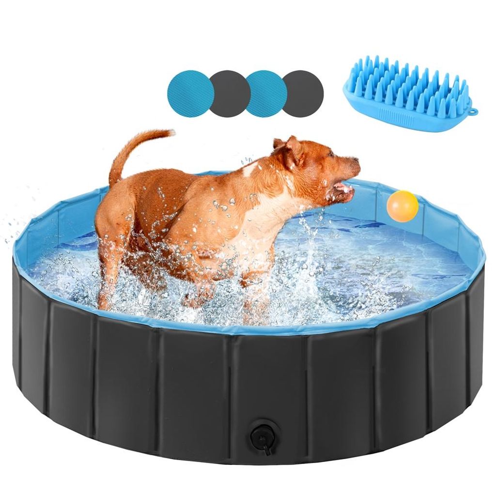 Yaheetech Faltbare Hundepool ⌀100 cm, Planschbecken für Produktbild 