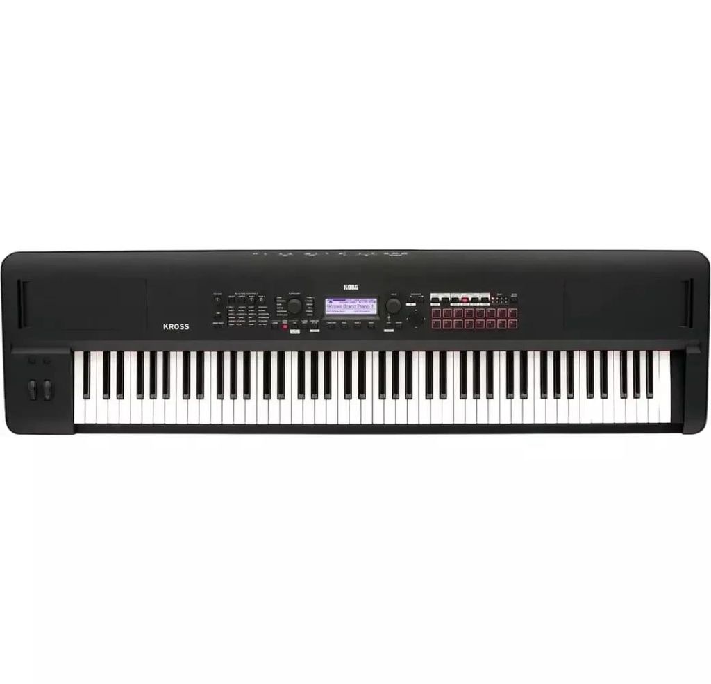 Korg KROSS2 88 MB Digitaler Synthesizer Schwarz, White