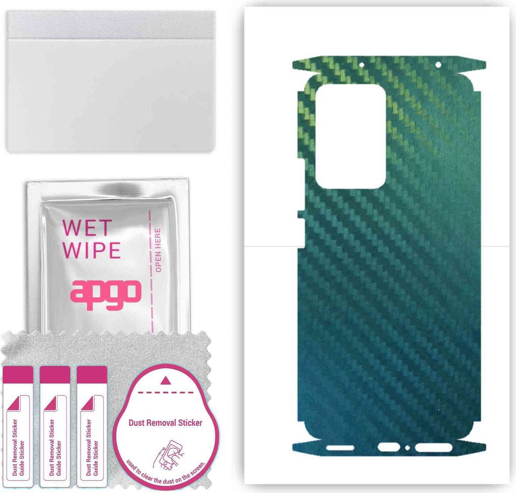 apgo Rückseite + Seiten Schutzfolie, Skin, kompatibel mit Xiaomi 13 Lite, Hinten Displayschutzfolie aus Vinylfolie, kratzfest, einfache Montage - ...