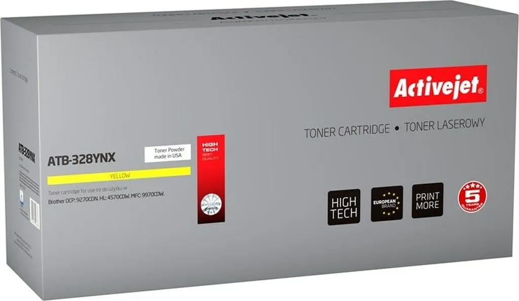 Toner jaune Activejet ATB-328YNX compatible Brother TN-328Y