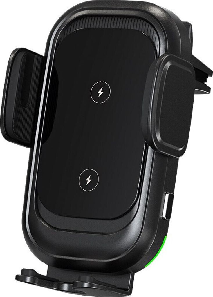 Dual Coil Wireless Car Charger 15W Qi Quick Charge Auto Clip Car Mount für iPhone 13 12 Mini Pro Max XS Galaxy Z Flip 3 S22