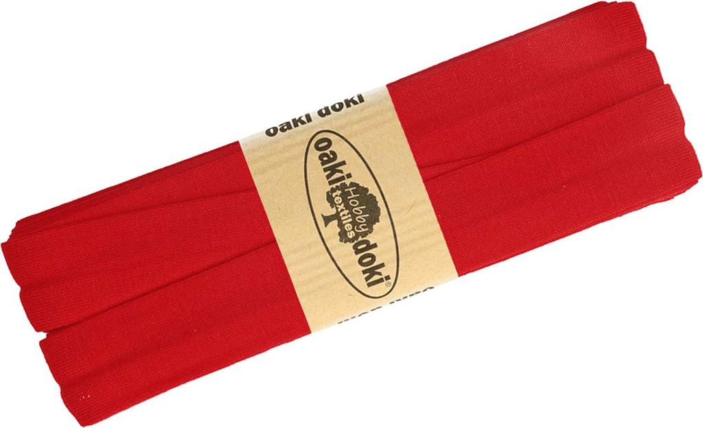 Schrägband Jersey 3m Breite 20mm Oaki Doki Tricot de Luxe Einfassband elastisch