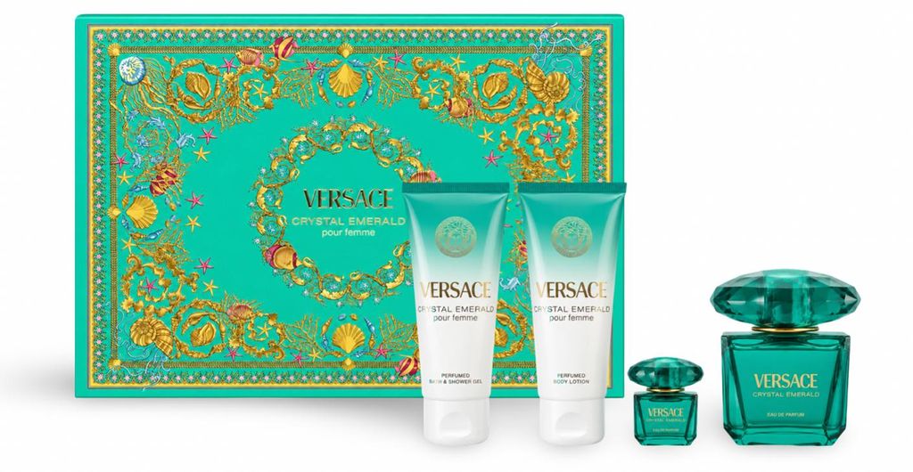 Sada 4 produktov: Versace Crystal Emerald Pour Femme Eau De Obrázok produktu 