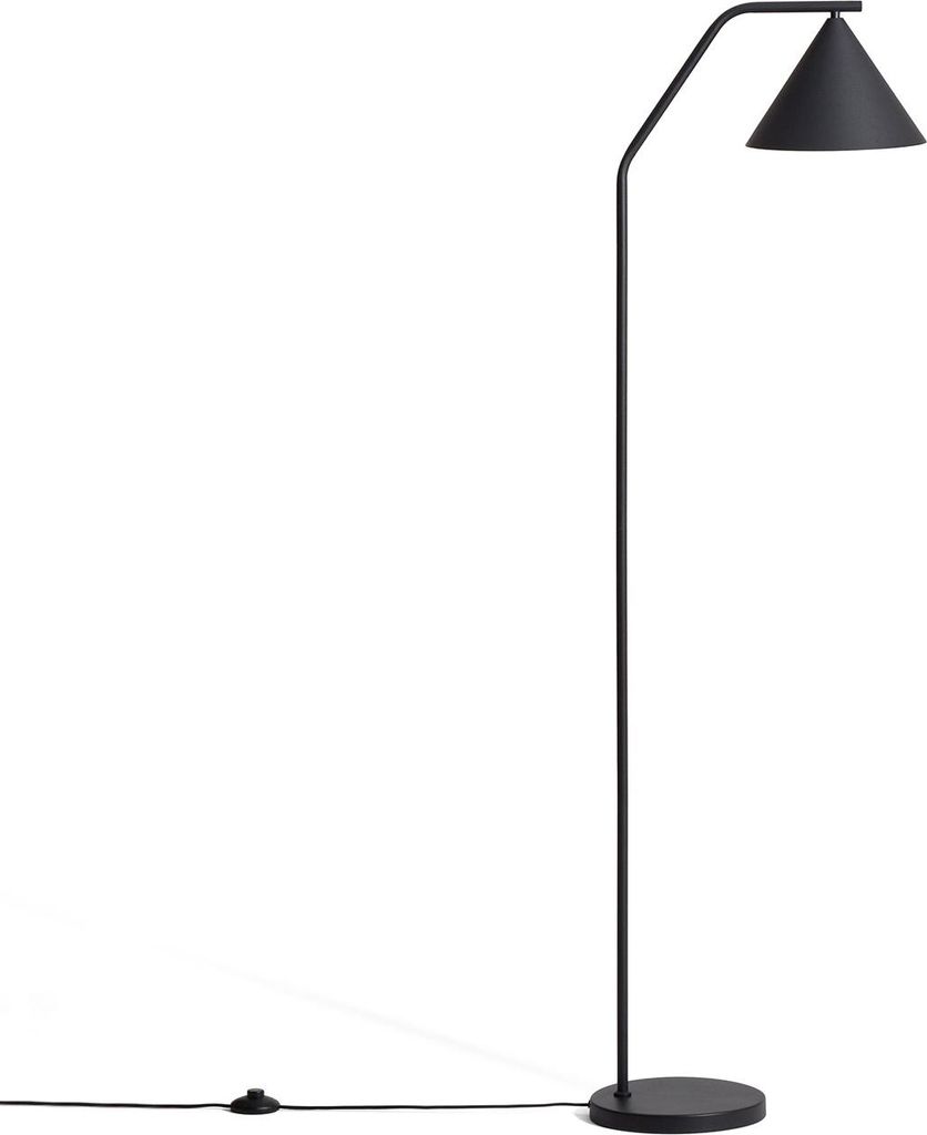 LED Stehlampe 8W Metall Elise Schwarz