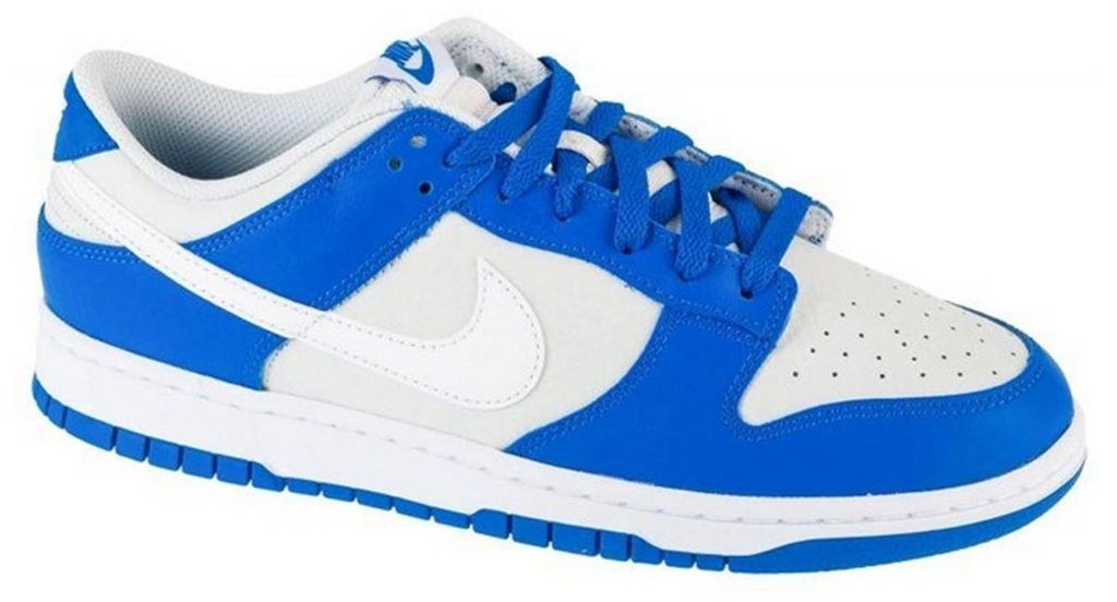Nike - Herren Sneaker "Dunk", Leder PP6310 (40 EU) (Weiß/Blau)