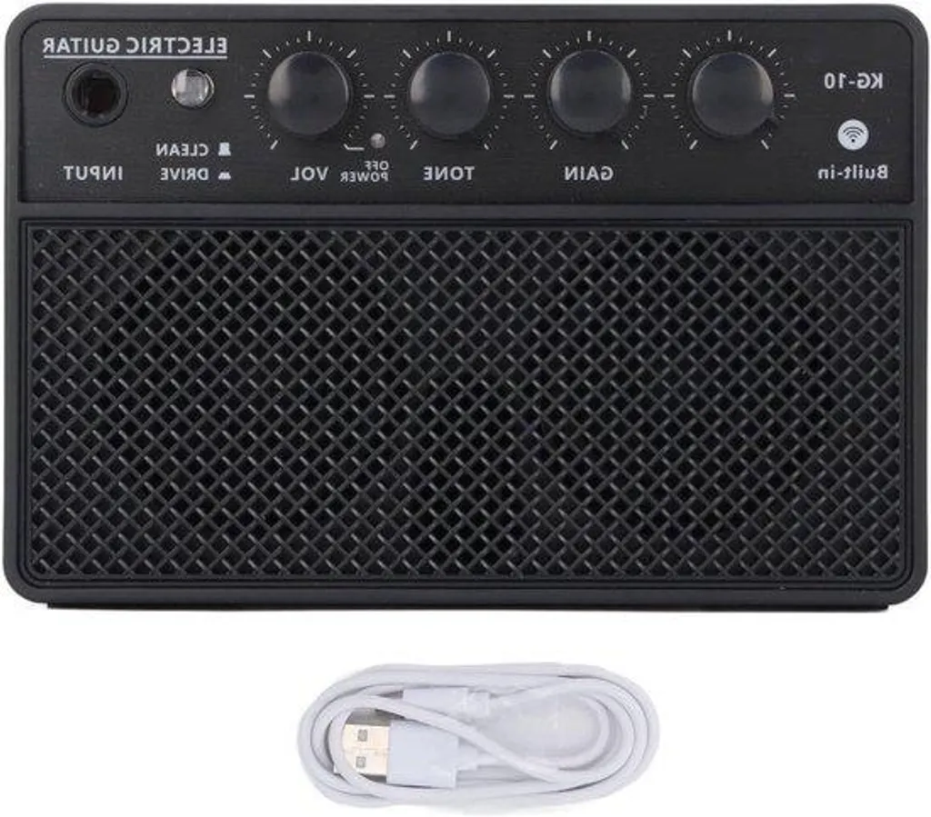 Ampli Guitare Portable 10W : Jouez Partout sans Déranger avec JHubers