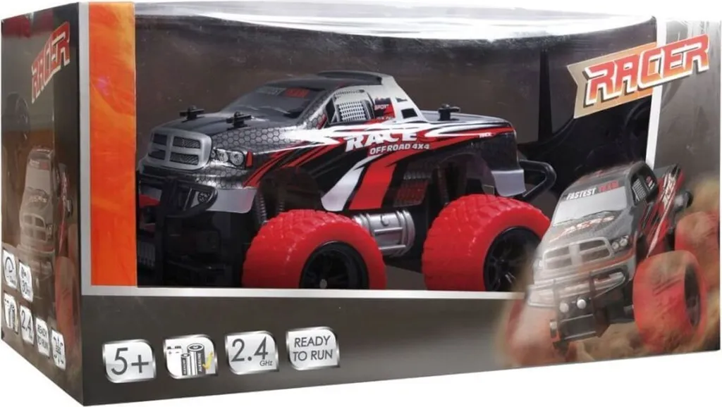 Racer R/C Monster Truck 2.4GHz - Idéal pour Courses en Extérieur et Parc