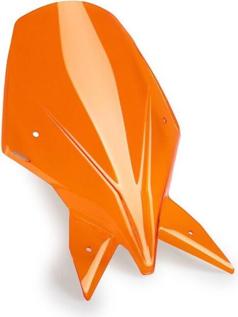 PUIG Naked Touring Windschutzscheibe Orange 550x380mm für KTM