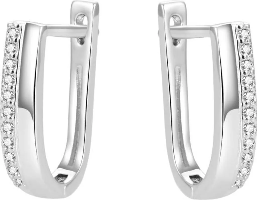 Orecchini Argento Rodiato AGUC1433 - Lucentezza Zirconi Top Quality