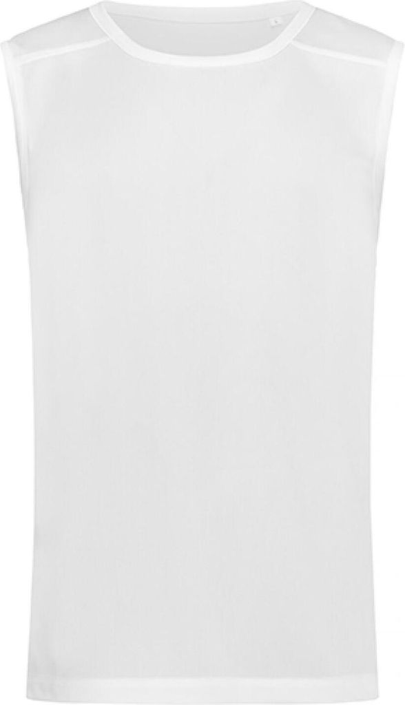 Stedman - Active 140 Sleeveless - White - XXL