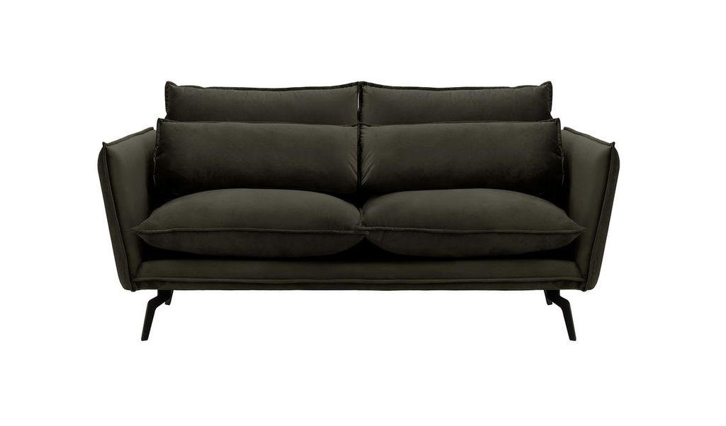 SLF24 - 2,5-Sitzer-Sofa Layla - schwarz - Velluto 20