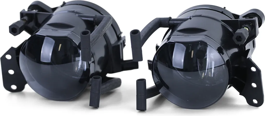Fari fendinebbia in vetro trasparente nero SINISTRA + DESTRA per BMW Serie 3 E46 Coupé Cabrio