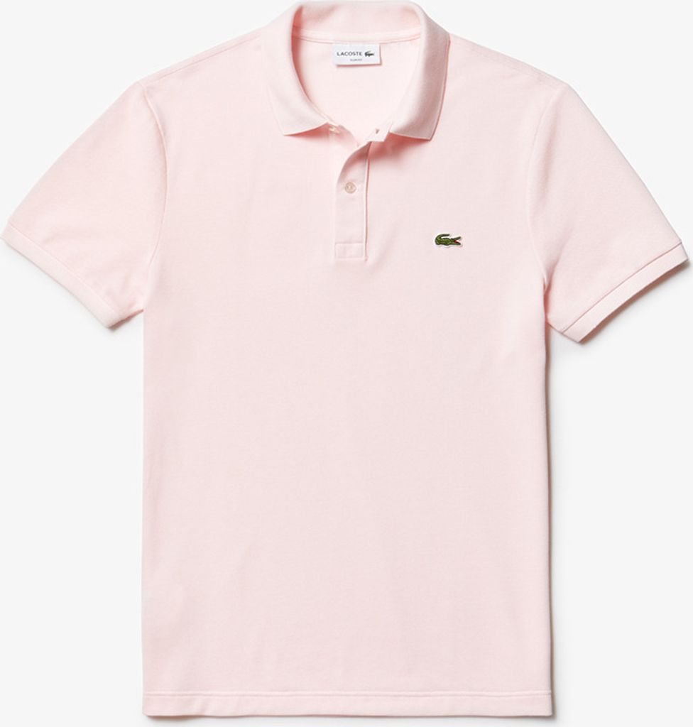 Lacoste Polo Shirt Slim Fit Herren Rosa, Größe:XL