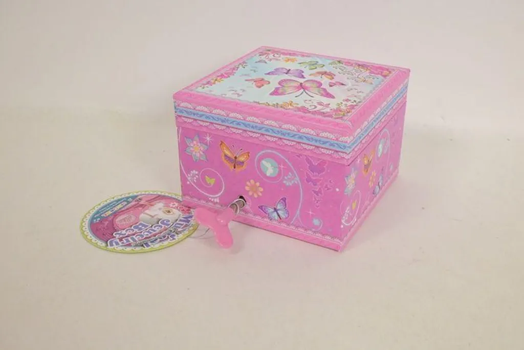 Boîte à musique à bijoux Papillons Pecoware, coffret musical décoratif