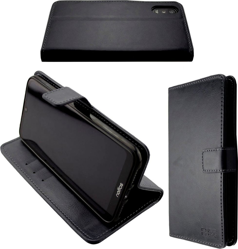 caseroxx Handy Hülle Tasche kompatibel mit Neffos C9 Max Bookstyle-Case Wallet Case