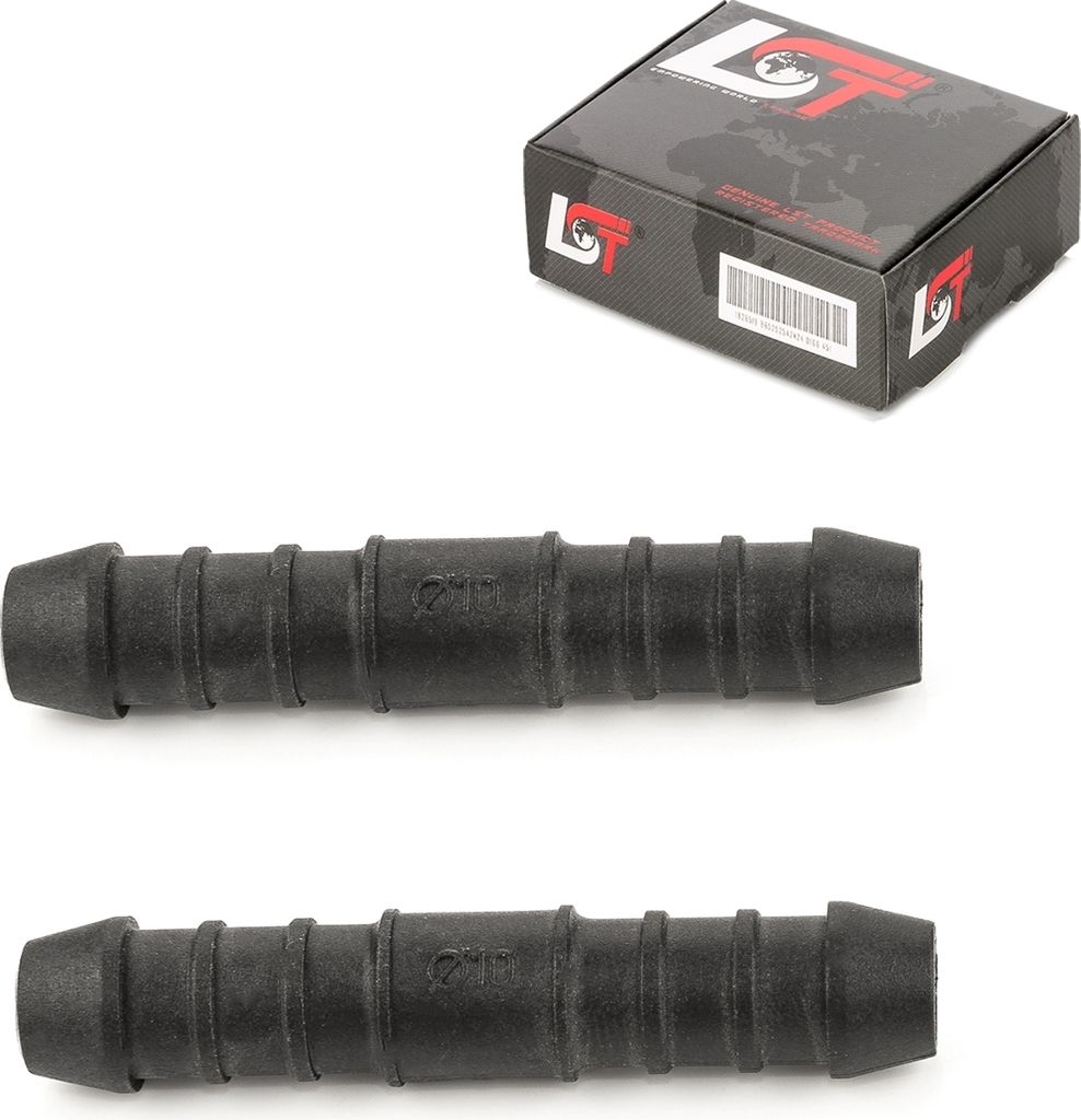 2x Schlauchverbinder Polyamid PA Benzin ölbeständig 10 mm für JAGUAR MERCEDES