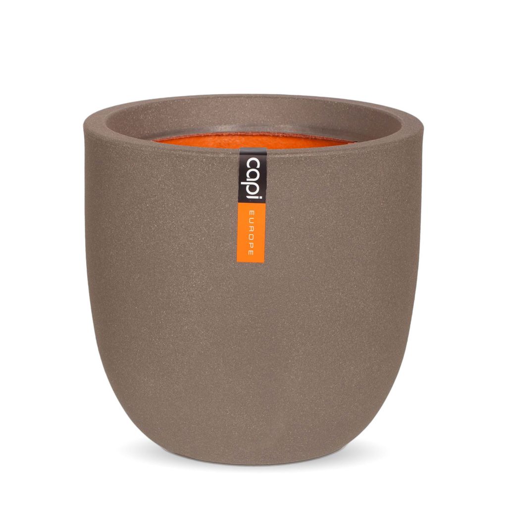 Capi Europe - Blumentopf kugel Smooth NL - Warm taupe - Produktbild 