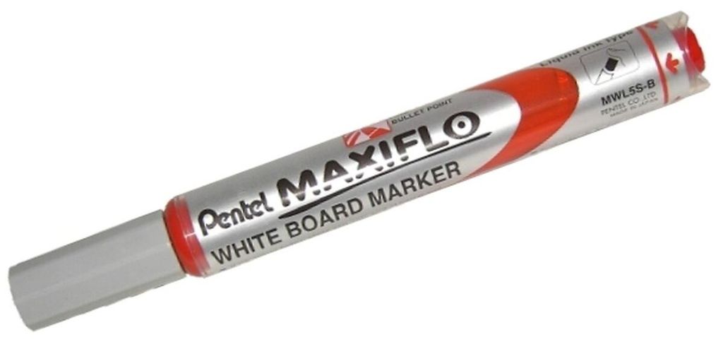 Pentel Marqueur pour tableau blanc MAXIFLO MWL5S, rot Image du produit 