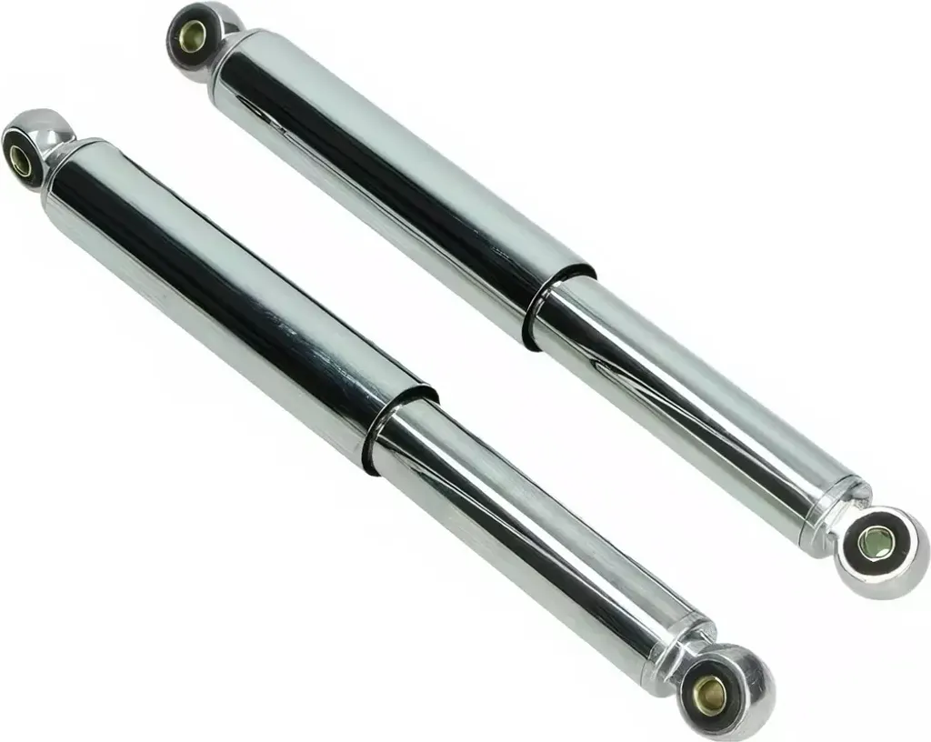 Amortisseurs vélomoteur 310mm chrome pour un confort de route optimal