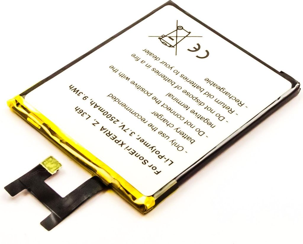 Akku für SONY ERICSSON XPERIA Z, C, 36I, L36H ersetzt LIS1502ERPC, 1264-7064