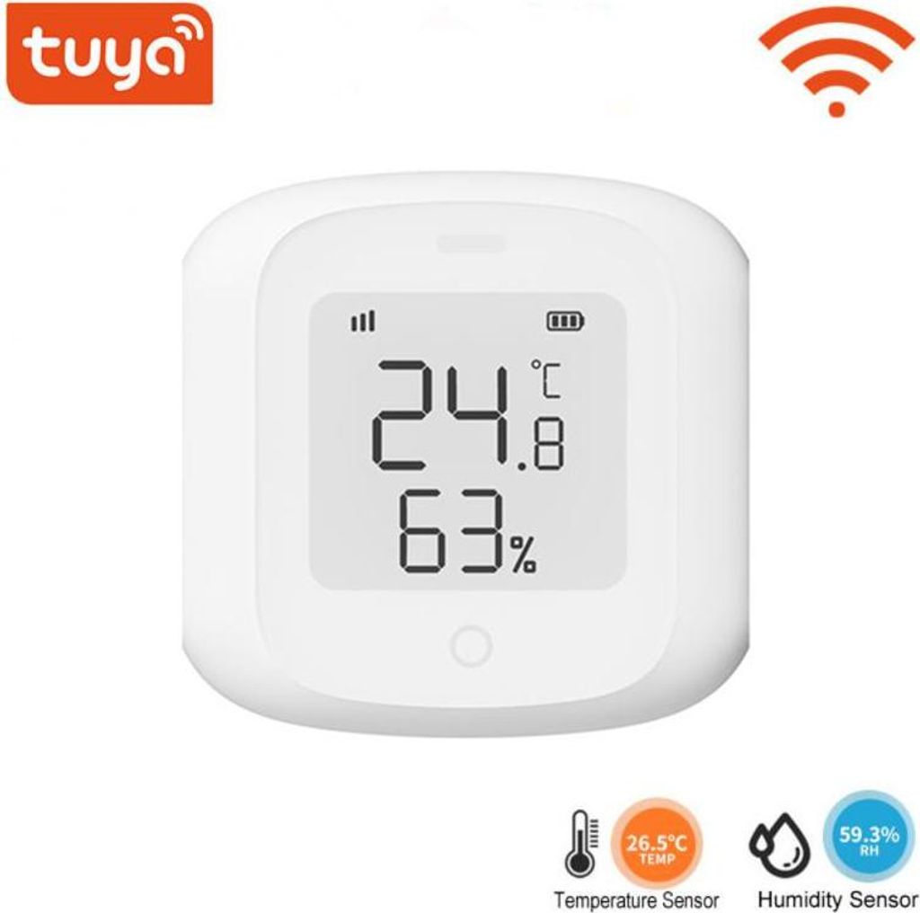 ZELURXX Smarter WiFi Temperatur- & Luftfeuchtigkeitssensor – Präzise Messung, App-Steuerung & perfektes Raumklima in Echtzeit WiFi-Version