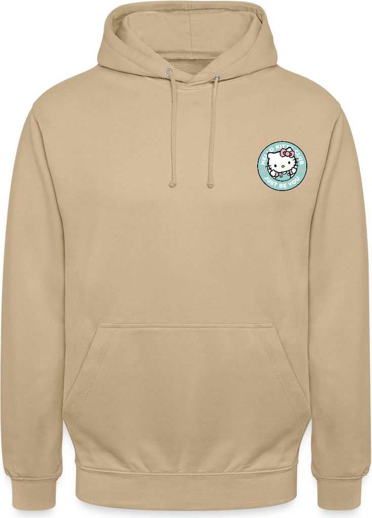Spreadshirt Hello Kitty Club Just Be You Uni Hoodie, M, Beige