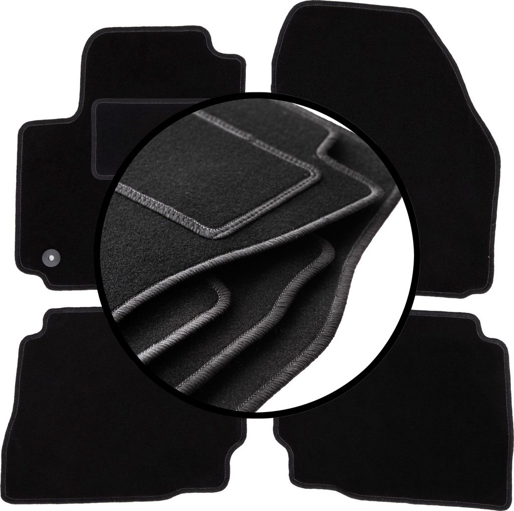 Veloursmatten-Satz für: Ford Mondeo MK4 Liftback, Limousine, Kombi (2012-2014)