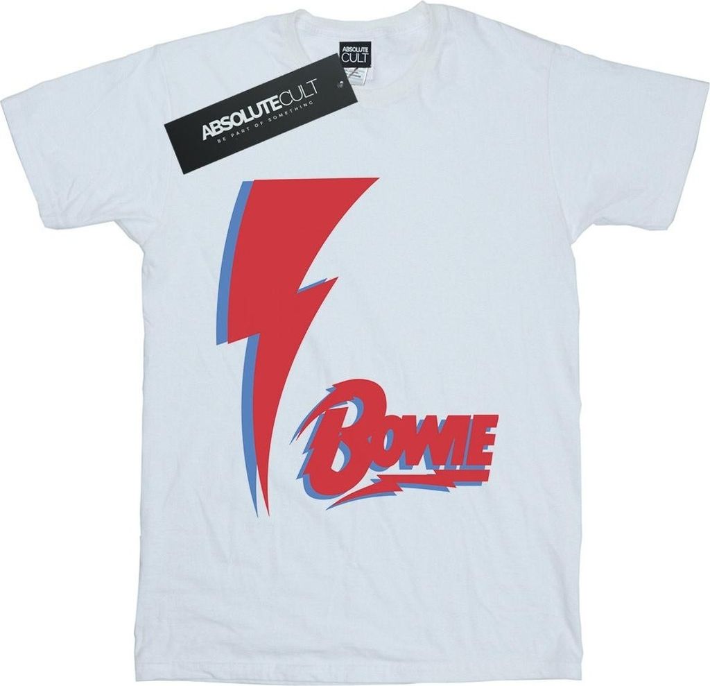 David Bowie - T-Shirt für Herren BI20840 (3XL) (Weiß)