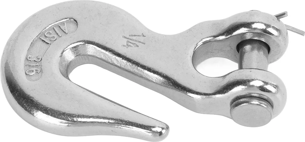 Gancio Inox 316 Nautica 1/4 1000 lbs - Acciaio Marino Garantito