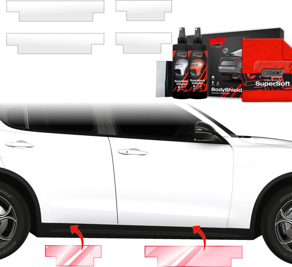 4in1 Schutzfolie Grizz Protector für Schweller - Alfa Romeo Stelvio (2023-2025)