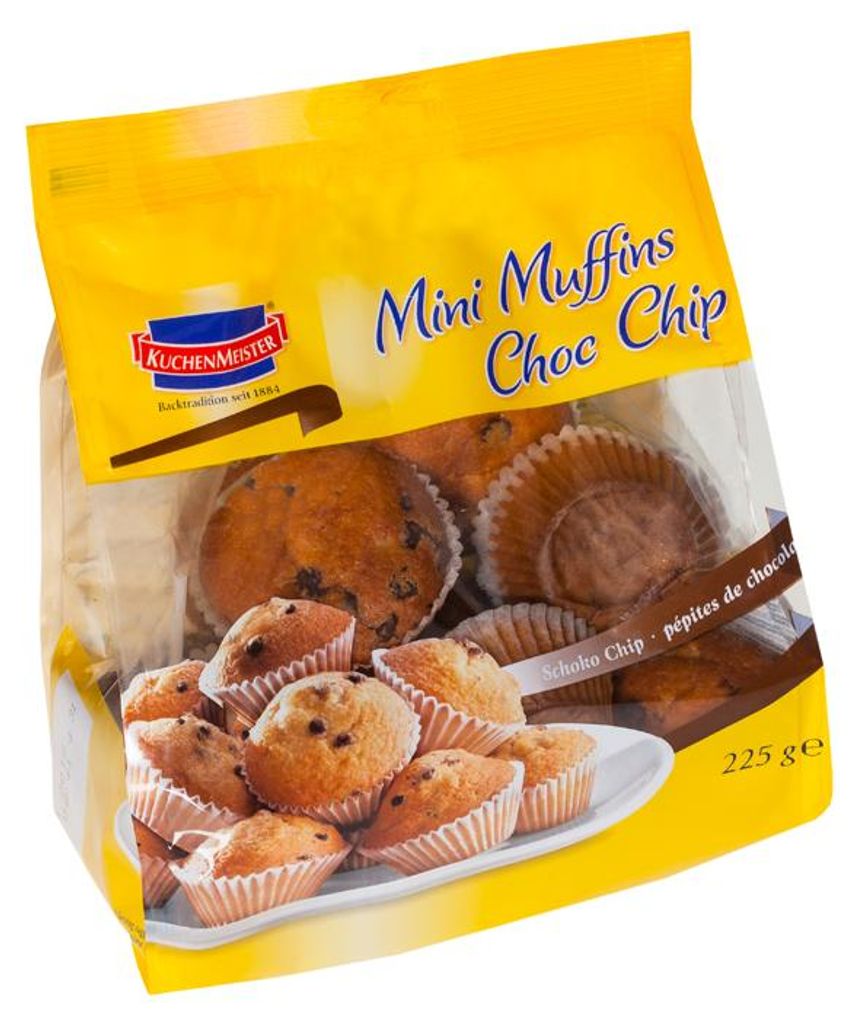 KuchenMeister Mini Muffins Schoko Chip Straciatella Produktbild 