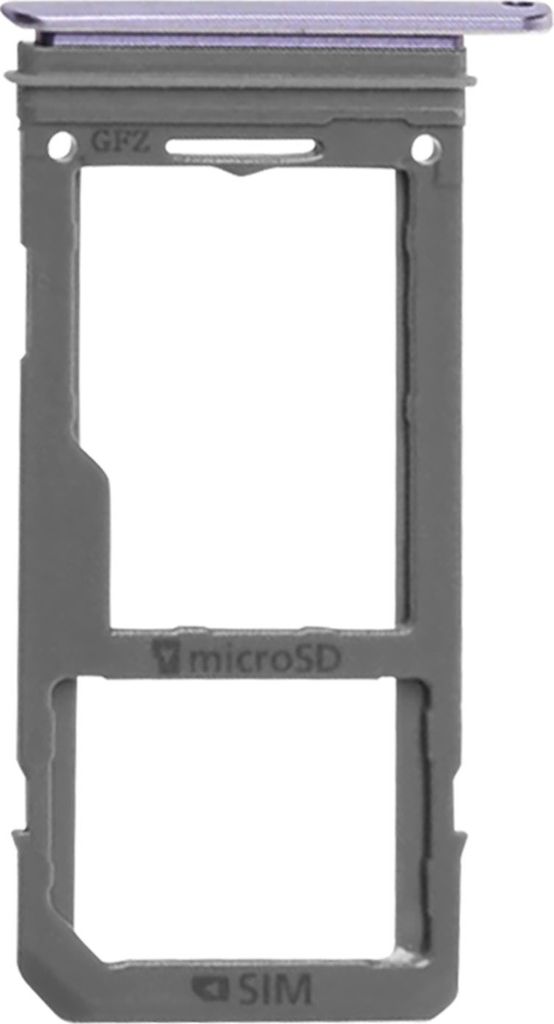 1x SIM + 1x Micro-SD Kartenhalter Ersatzteil für Samsung S8 / S8 Plus – Violett